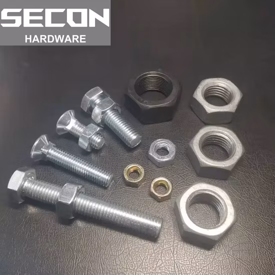 Porca sextavada/porca de inserção de náilon/porca de acoplamento/porca hexagonal/porca flangeada/porca borboleta/porca gaiola/porca em T/porca de mola/porca castel/porca de soldagem/porca longa com tampa quadrada