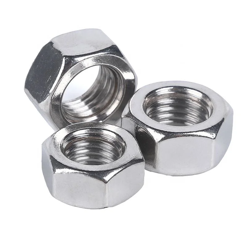 DIN934 Stainless Steel A2 A4 SS304 SS316 Hex Nut M16 M28 M30 M12 M26 M40