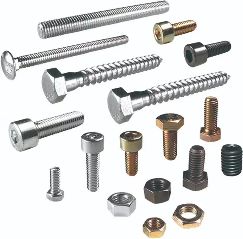 Standard, Bolts, Screws, Wood Screws, Tapping Screws, Turning The Screw, The Combination of Screws, Nuts, Fittings, Flat Mat, Ring, Various Kinds of Fasteners.