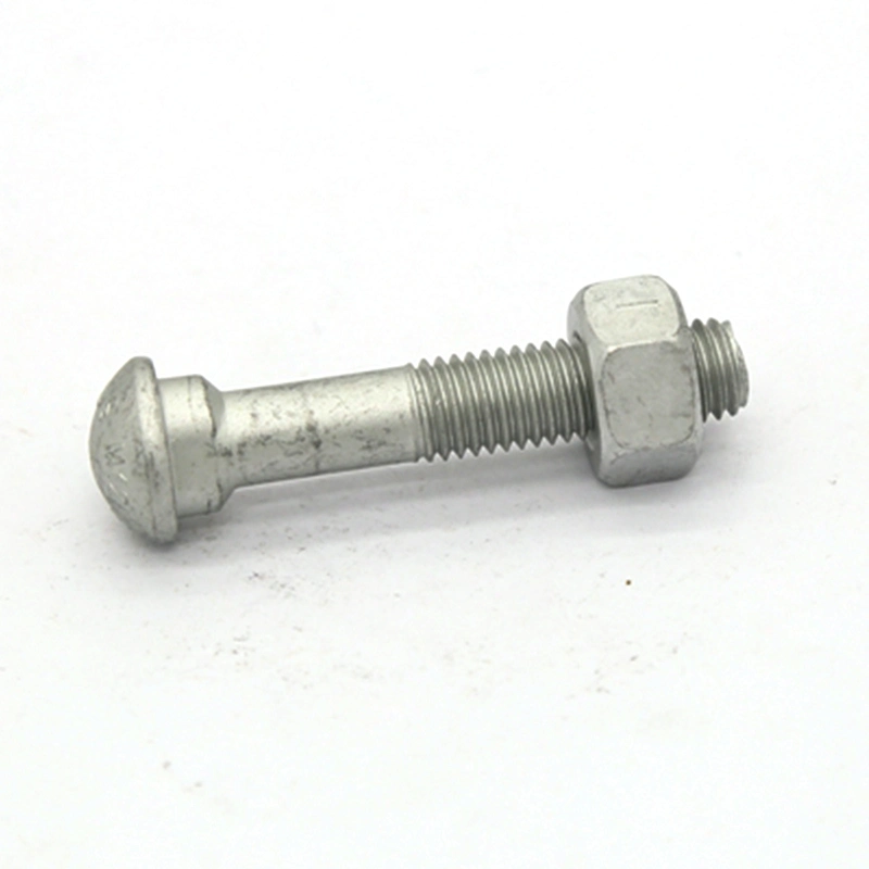 HDG Round Head Bolt and Oval Neck Fish Bolts