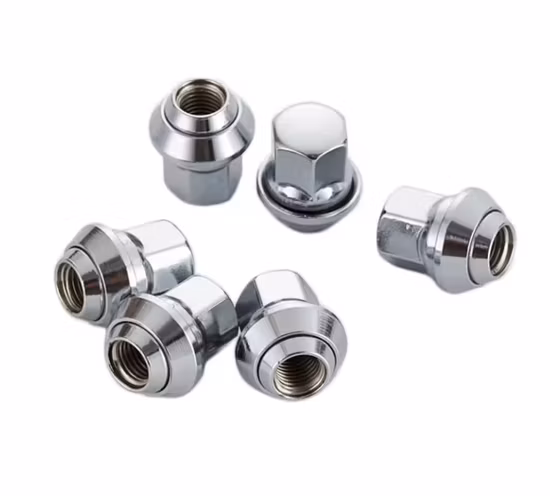 Fabricante M8 M10 Cúpula de aço inoxidável Porca da roda Porca flangeada Porca rebite Porca hexagonal Porca mola Porca trava Parafusos e porcas Parafuso hexagonal e porca Parafusos e porcas hexagonais