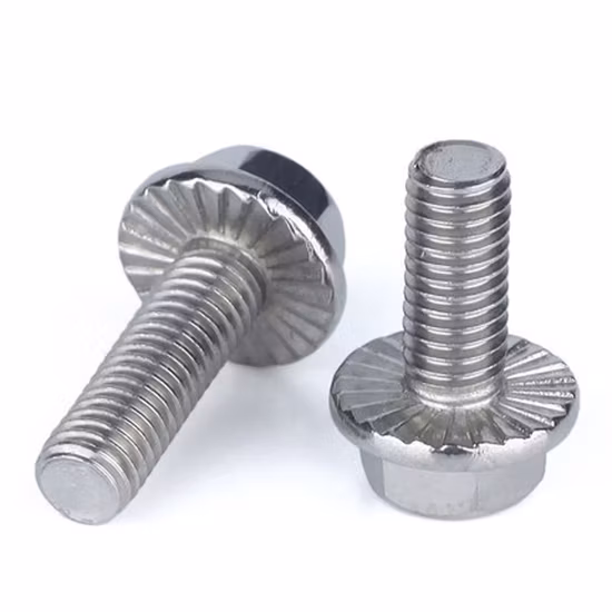 Parafuso de flange sextavado de óxido preto DIN 6921 Gr 8,8 M5