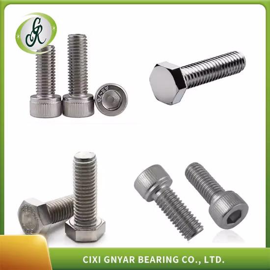 Fixadores de aço inoxidável SS304/316/316L fabricados na China Peças de automóvel Parafuso em U Parafuso sextavado Parafuso e porca Parafuso de transporte Parafuso de flange Parafuso de encaixe de ancoragem Parafuso de gancho de olhal